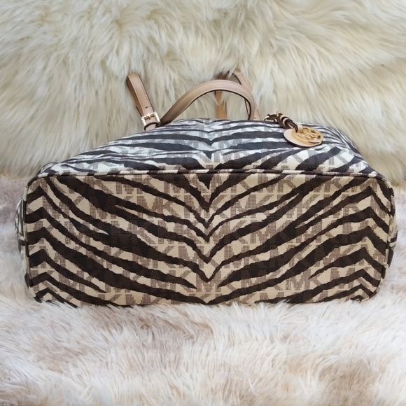 Michael Kors Zebra Print Tote - Picture 9 of 11